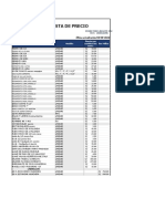 Lista de Precios C.P FERMIN TANGUIS