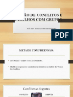 Aula 1 - Solução de Conflitos e Trabalhos Com Grupos