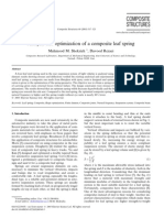 Analysis and Optimization of A Composite Leaf Spring: Mahmood M. Shokrieh, Davood Rezaei