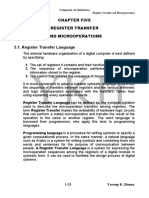 Chapter Five Register Transfer and Microoperations 5.1. Register Transfer Language