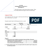 Intermediate Accounting Assigment #1