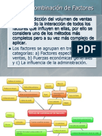 Combinación de Factores