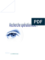 Recherche Opérationnelle