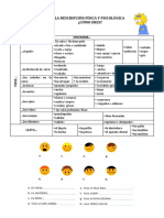 LA DESCRIPCIÓN Física y Psicológica