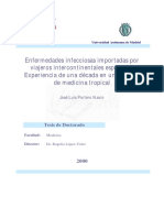 Enfermedades Infecciosas Importadas Por Viajeros Intercontinentales Espanoles Experiencia de Una Decada en Una Unidad de Medicina Tropical 0