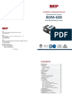 BDM-600 Manual Ingles