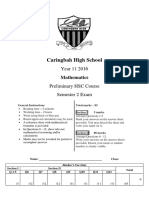 2016 P 2U - Caringbah - Prelim Yearly Exam Paper