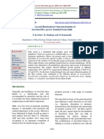 Pruebas Bioquimicas de Lactobacillus