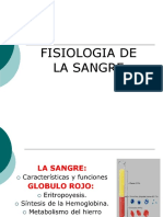 Clase 1 Fisiologia de La Sangre