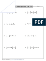 Equations Multi-Step Fractions-All