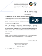 Esquema de Solicitud y Temario