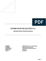 EVALUACION 2 - Mantenimiento Electromecanico - Carlos Muñoz Roberto Pincheira