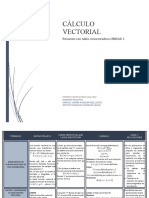 CÁLCULO VECTORIAL Tabla U3