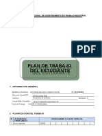 Plan de Trabajo Del Estudiante