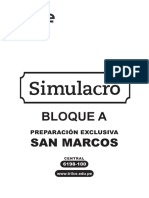 Simulacro Tipo Admisión Presencial Bloque A