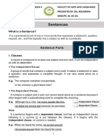 Grammar. Lesson 01. Sentences - 033607