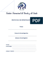 Protocolo de Investigacion 2019