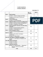 Physics 12th Syllabus