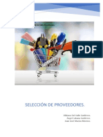 Selección de Proveedores.