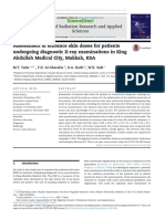 Assesment of Entrance Skin Doses For Patients - Abdullah Medical City