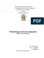 Metodologia de La Investigacion