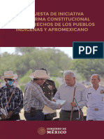 Propuesta Iniciativa Reforma Constitucional Derechos Pueblos Indigenas Afromexicano