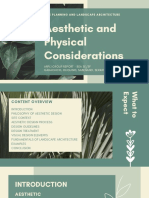 Aesthetic and Physical Consideration Group Report Compressed