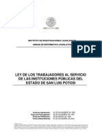 Ley de Los Trabajadores Al Servicio de Las Instituciones 2020 Dic 04