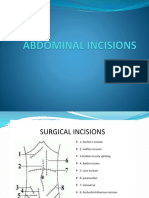 Abdominal Incisions