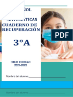 3°a. Cuadernillo de Recuperacion de Esp. y Mat. Esc. Josefina