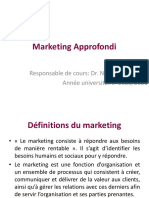 Marketing Approfondi - P1 - Pr. GOUSAID