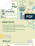 Science, Technology and Society