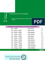 Metabolismo de Lípidos 2022