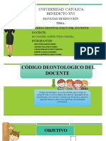 Código Deontologico Del Docente