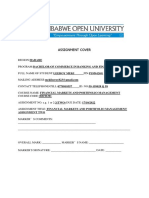 Financial Market and Portfolio Management Assignment 2