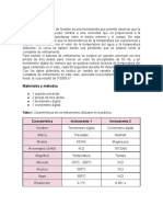 Práctica 4. Ley de Enfriamiento de Newton