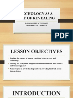 Techology As A Way of Revealing PPT - 065304