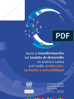 Transformación Modelo de Desarrollo: Producción, Inclusión y Sostenibilidad