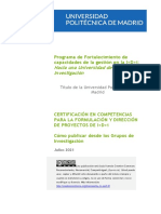 Upm - Proyectos Investigación - Como Publicar - Corta