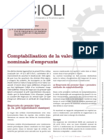 Comptabilisation Emprunts Et Prêts 1