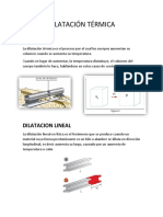 Dilatación Térmica