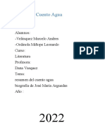 Tarea Del Cuento Del Agua