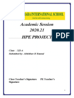 Abhibhav Bansal HPE Project XII A