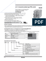 TM Series: Multi-Channel (4 Channel / 2 Channel) Modular Type PID Control