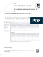 Enfoque Actual de La Analgesia, Sedación y El Delirium en Cuidados Críticos