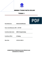 Tugas 3 Pengantar Sosiologi