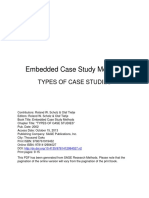 Embedded Case Study Methods