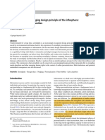 Serendipity As!an!emerging Design Principle Of!the!infosphere: Challenges And!opportunities Reviglio 2019