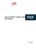 Avaya IP Office Platform Manuals and User Guides - En-Us