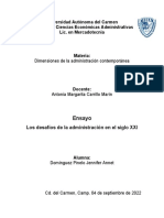 Analisis de Lec-Los Desafios de La Administracion Siglo XXI